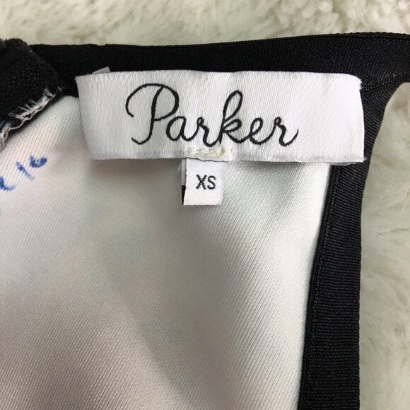 Parker Women's Multicolor Open Flare Mini Dress Size XS - Picture 16 of 16